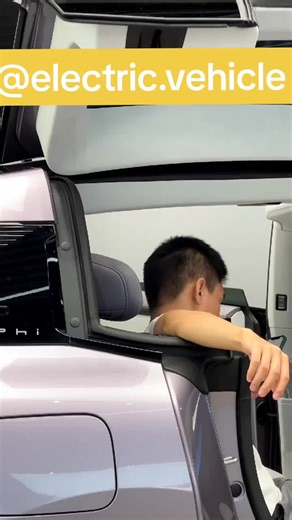 Exploring a Sleek Modern Electric Car