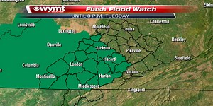 Flash Flood Watch continues through Tuesday