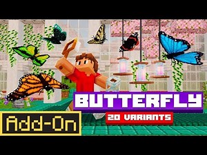 BUTTERFLY Add-On Showcase | Minecraft Marketplace