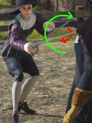 Why do they circle around? #Videogame #gaming #gameplay #HEMA #historytime #gamingclips #hellishquart #fightinggamescommunity #cool #fightinggames #saber #history #fencing #realistic #arcade #combat #Steam #swords