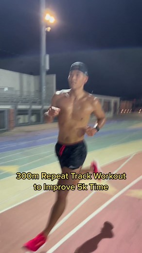 Improve 5K Time with 300m Repeat Track Workout