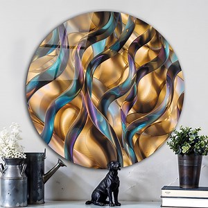 Tempered Glass Wall Art-round Wall Art Gift-circle Wall Art-tempered Glass Art-glass Wall Decor-glass Printing-round Wall Decor - Etsy