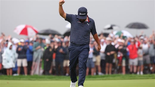 J.J. Spaun makes 64-foot birdie putt at final hole to win U.S. Open at Oakmont