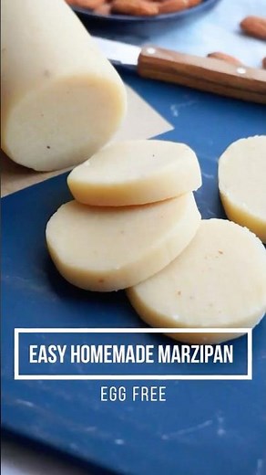 Easy Homemade Marzipan - egg free