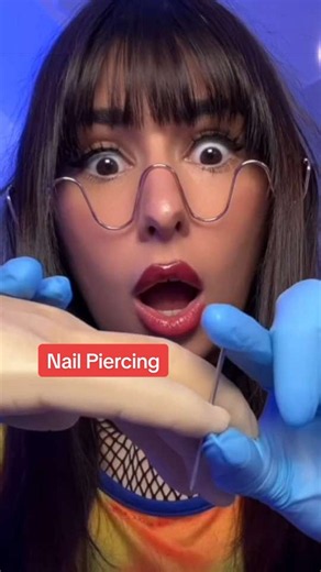 Nail piercing ASMR — relaxing nail piercing sounds for sleep
