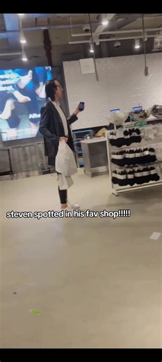 Steven Spotted in His Favorite Shop in Norwich