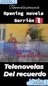 Gorrión es una telenovela peruana que fue coproducida por Humberto Polar Delgado y Teletaller S. A. para Panamericana Televisión. Y fue exhibida entre los años 1994 y 1995. Basada en una historia original del reconocido dramaturgo argentino Abel Santa Cruz y bajo la adaptación libre del guionista Fernando Barreto. #TELENOVELAPERUANA #mellamangorrion #MarisolAguirre #christianmeyer 📺👀‼️🌠 @seguidores | John Retro