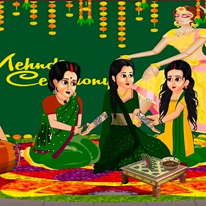 433K views · 11K reactions | हल्दी रसम को गाना गाते हुए ||Cartoon Videos|| Poor daughter-in-law selling 10-inch殺 #cartoon #trending #viral #post #stories #video #reels #fblifestyle | SP Poshan | Facebook