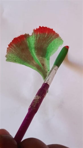 one stroke art Pink and silver colour mixing 💚❤️✨ #art #painting #calmart #shortfeed #viral #2m