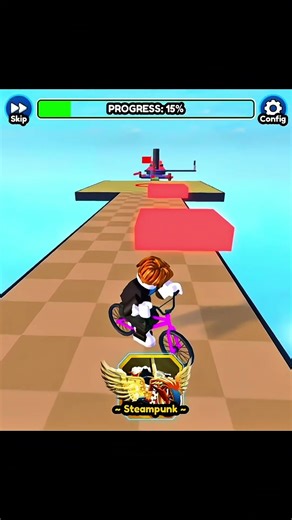 Obby But You're On a BIKE (INSANE Parkour!) (part-2) #shorts #roblox #obby #usa #americangamers