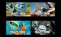 Mix of 4 videos from youtube : Crazy Frog Fun Songs