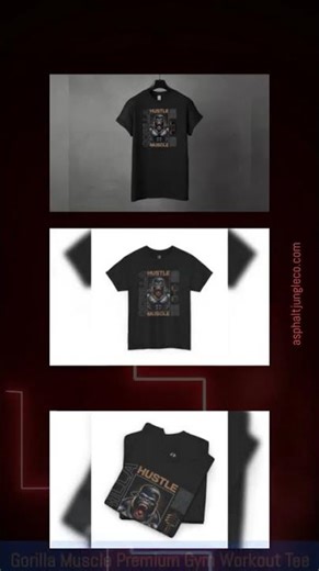 Gorilla Muscle Premium Gym Workout Tee