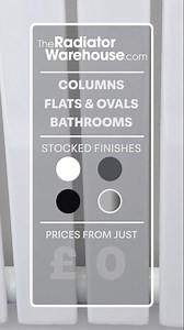 Designer radiators from just £40, available in 4 stocked finishes and 20 custom colours, all with free delivery! ✅ Always stocked & ready to ship ✅ 90 days to return ✅ Spread the cost with flexible payments ✅ Rated 'Excellent' on Trustpilot | The Radiator Warehouse | Facebook
