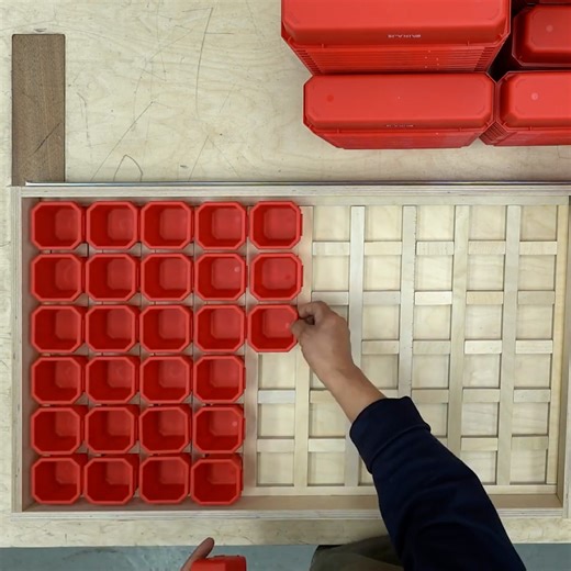 47K views · 212 reactions | Drawer Storing 634 Parts Portable Tray Blueprint Included DIY | DIY & Crafts | Facebook