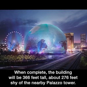 70K views · 1.2K reactions | MSG Sphere construction in Las Vegas reaches 65-foot level. When completed in 2021, it will be the largest spherical building in the world. Read more: https://bit.ly/2r9iMfW : Michael Quine/Review-Journal | Las Vegas Review-Journal | Facebook