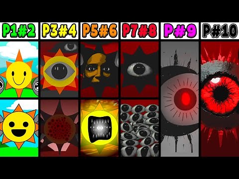 All Phases in Incredibox Sprunki: Phase 5 VS Phase 6 VS Phase 7 VS Phase 8 VS Phase 9 VS Phase 10