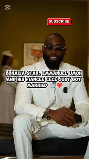 BBnaija star, Emmanuel Umoh and his fiancee Cece Just got MARRIED!!💍#bbnaija #naijaweddings #shorts