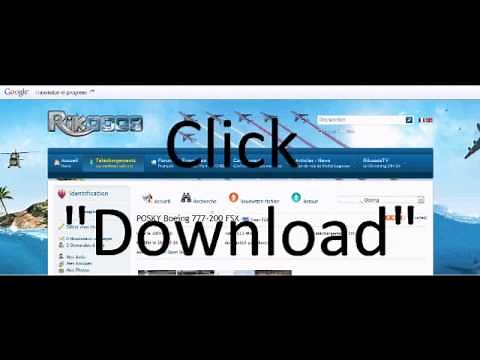 POSKY 777-200, Easiest and fastest way to install into FSX with Virtual Cockpit