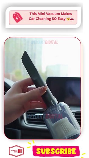 This Mini Vacuum Makes Car Cleaning SO Easy 🤯🚗 #1119