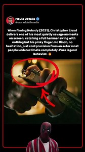 When Filming Nobody (2021), Christopher Lloyd pulled off this insane stunt flawlessly