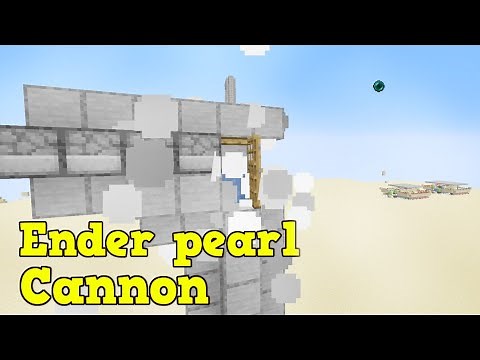 Simple automatic ender pearl cannon for minecraft 1.19