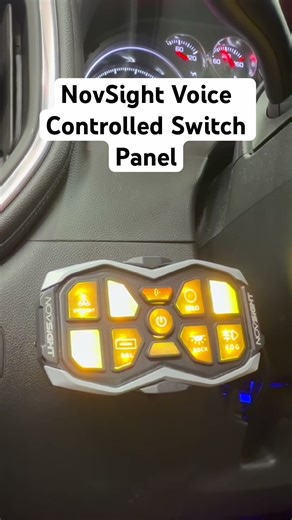 NovSight Voice Controlled Switch Panel in my Chevy Silverado