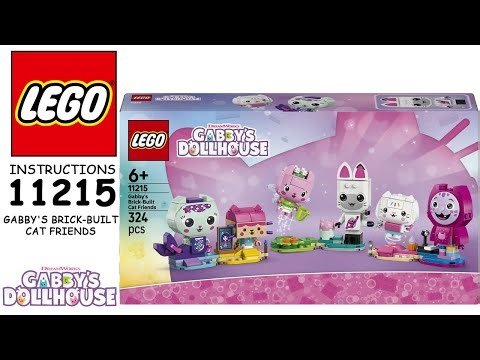LEGO Instructions: 11215 Gabby's Brick-Built Cat Friends | LEGO Gabby's Dollhouse Sets