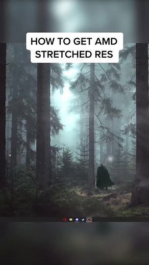 How to get stretched resolution on AMD graphic cards, for project sparrow. #projectsparrow #steam #amd #fyp #egirl #gaming