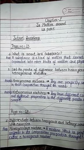😇NCERT CLASS 9 chapter 2 Is matter around us pure Intext question short answer 😇
