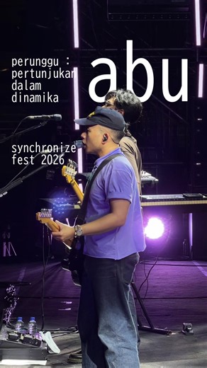 Perunggu live at Synchronize Fest 2026 — Abu (16 Oct)