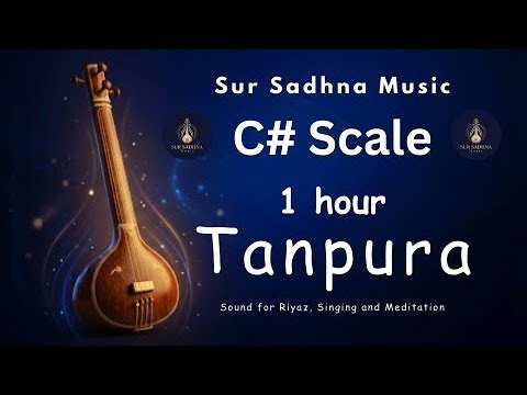 C# Scale Tanpura - 1 Hour | Pure Drone for Singing, Riyaz & Meditation