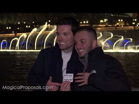 These 2 guys had the BEST wedding proposal in Las Vegas!