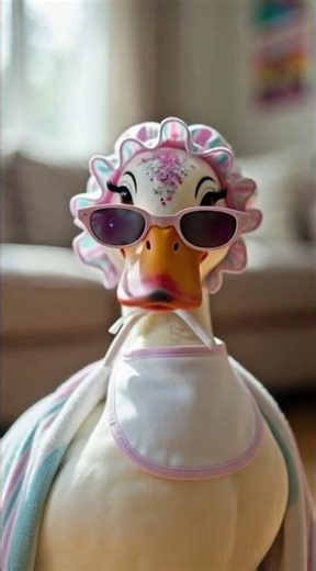 Duck Makeup Gone Wrong 😂🦆 #Shorts