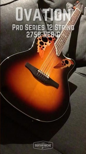 Ovation Pro Series 12 String 2758 NEB GuitarNiche.com #shorts #Ovation #12string #acousticlove