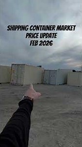 Shipping Container Market Price Update #simpleshippingcontainers