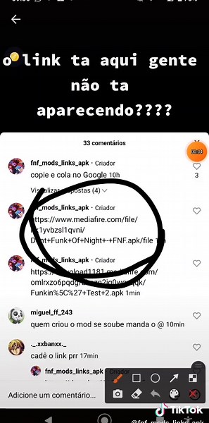 Os vídeos de fnf mods links (@fnf_mods_links_apk) com som original - fnf mods links