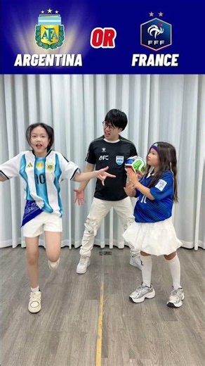 Argentina 🇦🇷 vs France 🇫🇷 Dance Battle 🔥 | Follow Me #trending #worldcup #football