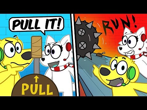 DON'T PULL THE WRONG LEVER! Roblox Escape the Castle Fortress Obby