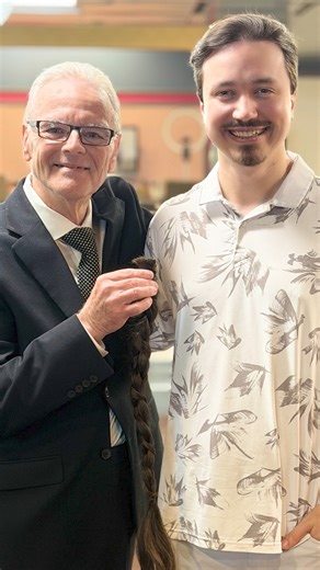 Josh stopped by the Safety Harbor Resort & Spa Salon with one goal in mind: to turn his haircut into something meaningful. By donating his ponytail through our partnership with Locks of Love, he’s helping provide a custom hairpiece to a child experiencing medical hair loss — and we’re proud to be part of that moment. Every donor receives a complimentary blunt cut, with the option to enjoy a discounted styling package afterward. Our team handles the entire donation process with care, making it ea