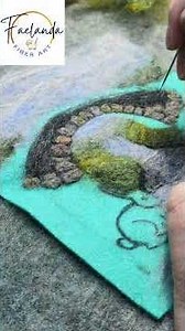 Watch This Magical Needle Felting Landscape Come to Life!