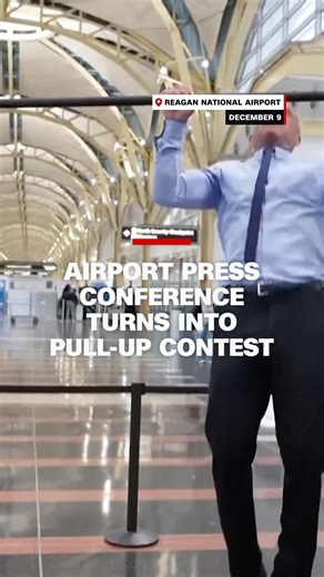 A press conference turned into a pull-up contest between Transportation Secretary Sean Duffy and RFK Jr. The contest came as Duffy was announcing a campaign for family-friendly resources in airports, including fitness equipment. | CNN