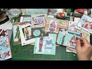 30 Karten aus einem Card making Block vom Action Teil 2