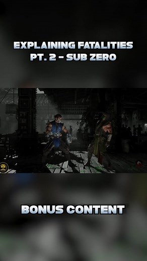 Sub zero Fatality 1 Bonus Content #mk1 #mortalkombat #subzeromk1