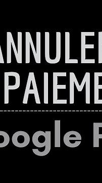 CANCEL PAYMENT on Google Play, how to suspend a recurring payment on the Google Play Store