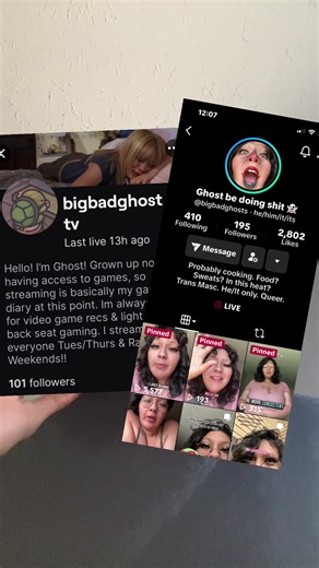 GO SUPPORT MY BF @Ghost be doing shit 👻 STREAM OR ELSE!!! 👿💕✨ #fyp #lordsauce #ghostbedoingshit #smallstreamer #smallcontentcreator