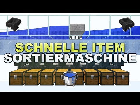 Minecraft - Super Schnelle Item Sortiermaschine - Tutorial 1.17