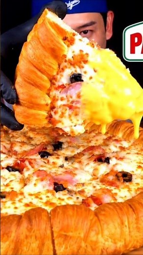 Crunchy Cheese Pizza & Crispy Hash Browns ASMR Mukbang 🍕🧀🍟