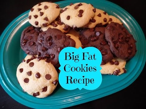 Big Fat Cookies Recipe- Easy 4 Ingredient Chocolate Chip Cookies