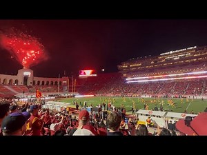 USC Football Introduction Hype Video and Entrance vs Northwestern with Keyshawn Johnson | 11/07/25
