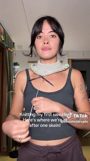 My First Sweater: Step-by-Step Knitting Journey